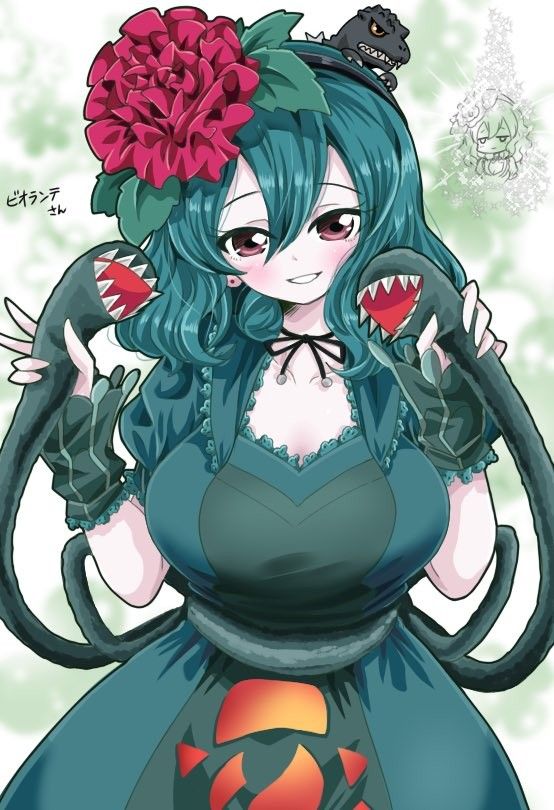 怪獸少女精美角色立繪和視覺小說場景