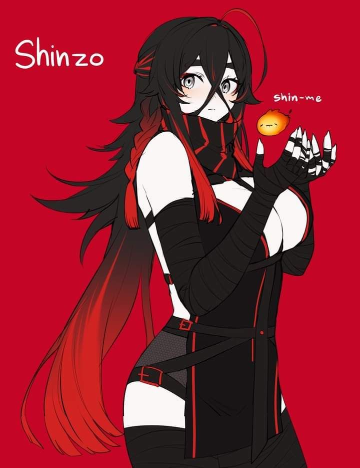 怪獸少女角色插圖和故事場景