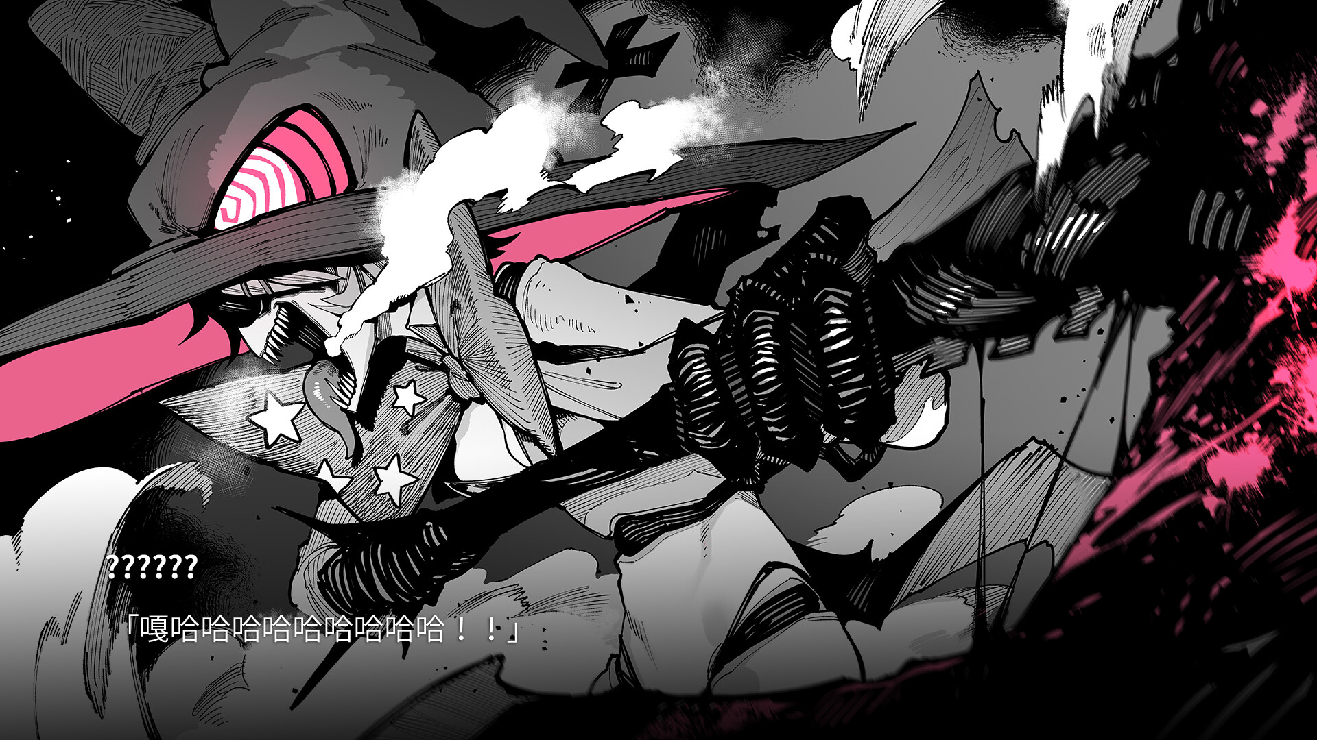 怪獸少女精美角色立繪和場景